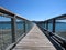 Long dock on Hoods Canal Washington, leading out to the Puget Sound