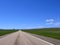 Long Empty American West Country Road