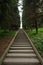 Long Empty Concrete Staircase