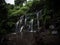 Long exposure of Banyu Wana Amertha Amerta waterfall air terjun in Wanagiri Buleleng northern Bali Indonesia