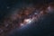 Long exposure capture of Universe space milky way galaxy with ma