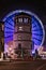 Long exposure of the castle tower called Schlossturm in Duesseldorf, Germany