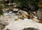 Long Exposure Of The Creek Saut Du Loup In The Gorges Du Loup Canyon In Provence France