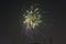 A long exposure of fire crackers on Diwali festival