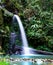 Long exposure of Montathan waterfall in the jungle of Chiang Mai Thailand