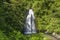 Long exposure picture of the Xinliao waterfall on the island of Taiwan in summer