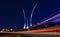 Long exposure shot at the Air Force memorial in Arlington