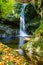 Long exposure of a small hidden waterfall