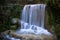 Long exposure of small waterfall in Quiaios, Portugal