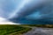 Long Exposure Of Storm In North Texas