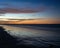 Long exposure sunset on the Gulf.