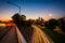 Long exposure of traffic on the Andrew Jackson Highway and view