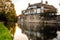 Long exposure of typical Cambridge building by the river