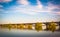 Long exposure of the Veterans Memorial Bridge over the Susquehanna River, in Wrightsville, Pennsylvania.