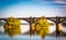 Long exposure of the Veterans Memorial Bridge over the Susquehanna River, in Wrightsville, Pennsylvania.