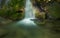 Long exposure with waterfall in Cheile Nerei National Park. Romania, Caras Severin