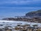 Long exposure of wild sea. Brough of Birsay, Orkney, Scotland