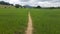 Long footpath in the Worcestershire countryside