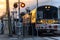 Long Island, New York - March 15, 2019 :   Passengers getting off an east bound Long Island Railroad lirr train during the eveni