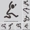 Long jump icons