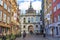 Long Lane street with 17th century Golden Gate, Gdansk, Poland