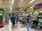 The long lines at typical grocery due to pandemic food hoarding