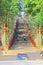Long Naga Stair In Wat Phra That Doi Wao, Mae Sai, Thailand