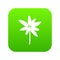 Long palm icon digital green