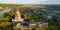 Long Panoramic View Charleston West Virginia Capitol City