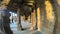 Long pillared corridor at Qutub Minar complex, Delhi