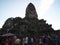 Long queue near the third level of Angkor Wat