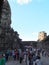 Long queue near the third level of Angkor Wat