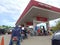 Long queues to fill subsidized gasoline