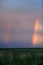 Long rainbow over the Church