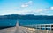 Long Road bridge over the Columbia River in Astoria in the Pacific