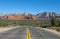 The long road from Flagstaff to Sedona Arizona.