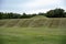 Long and round Native American Hopewell burial mounds in Ohio