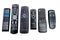 Long Row Of Dirty Used Remote Controls