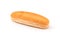 Long sandwich bread for breakfast on isolated background with clipping path. Brown delicious bakery or morning food