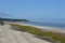 Long sandy beach off the coast of cape cod