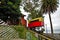 Long shot of the Ascensor ArtillerÃ­a in Valparaiso