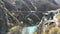 Long shot of bungy jumping in Queenstown