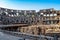 Long shot of the interior of Colosseum
