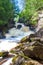 Long Slide Falls, Marinette County, Wisconsin June 2020 on the North Branch Pemebonwon River