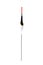 Long spindle in the form of a white spindle with a red antenna for fishing with a fishing rod, fishing accessories white