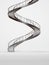 Long spiral stairs