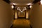 Long spooky hallway, perspective