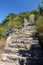 The long staircase. Monesteroli. National park of the Cinque Terre. Liguria. Italy