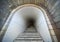 Long stairway tunnel to Njegjos Mausoleum,Mount Lovcen,Montenegro,Eastern Europe