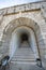 Long stairway tunnel to Njegjos Mausoleum,Mount Lovcen,Montenegro,Eastern Europe